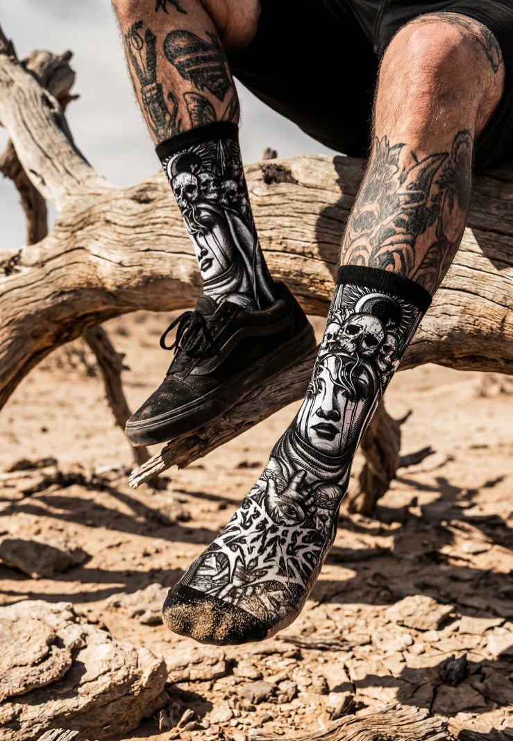 Stay Cold Apparel - Marrow Of Eden Black - Socks | Neutral-Image
