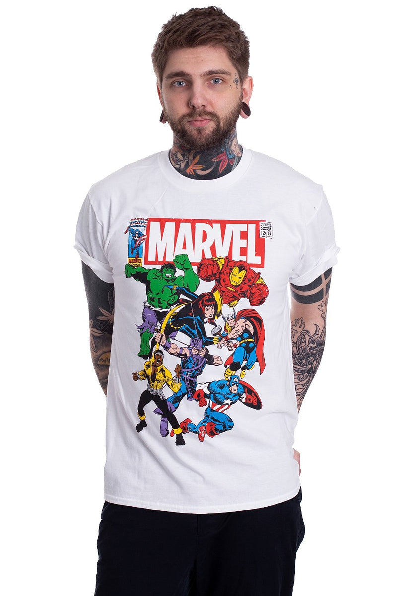 Tシャツ キャラクター ファッション トップス 海外モデル Marvel Big 