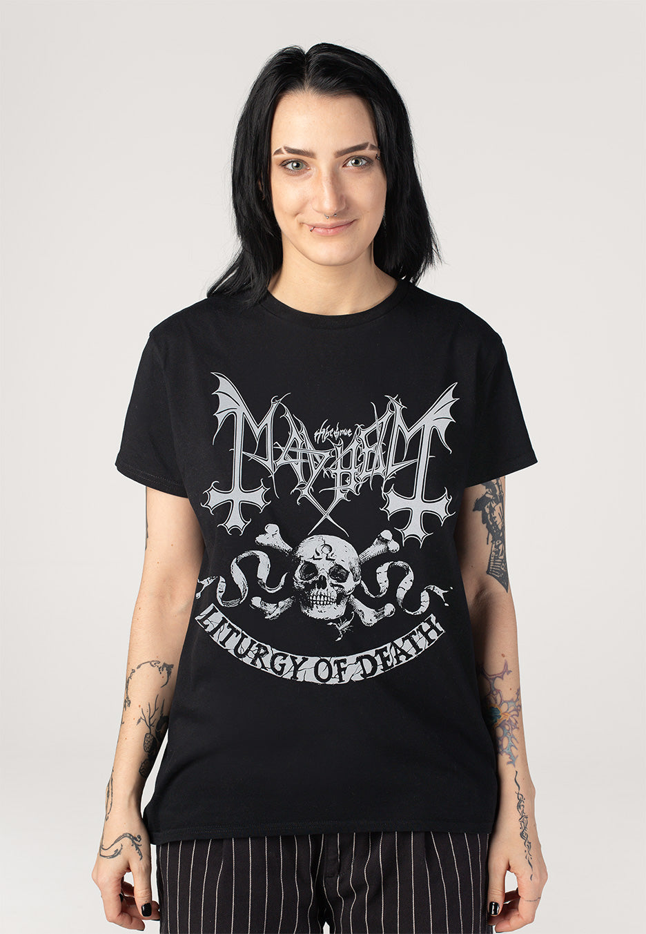 Mayhem Skull Omega T-Shirt | Women-Image