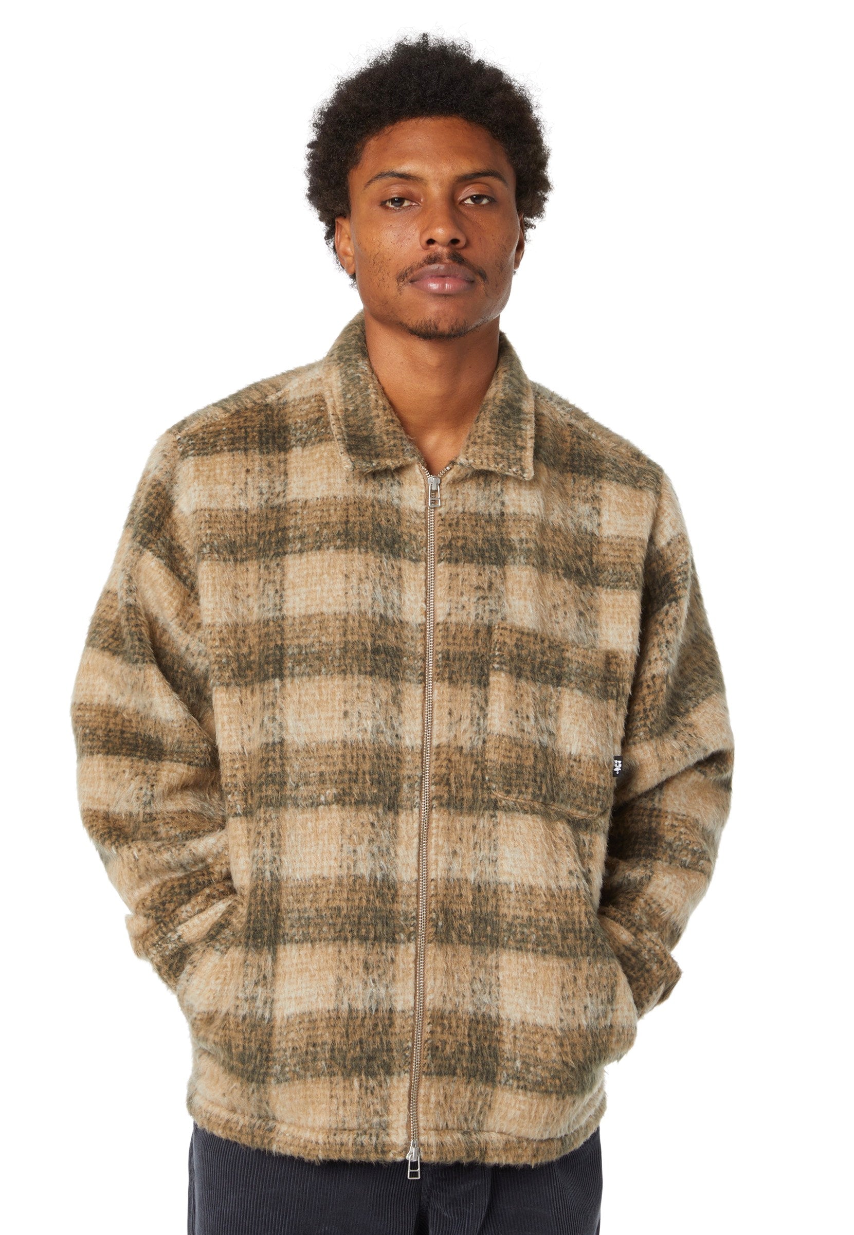HUF - Megablast Plaid Desert - Jacket | Men-Image