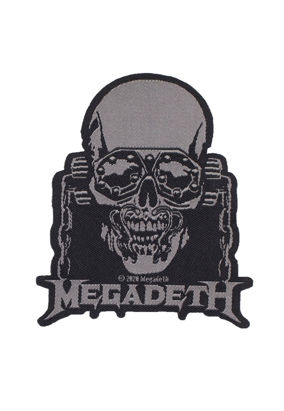 Megadeth Vic Rattlehead Cut-Out Patch | Neutral-Image