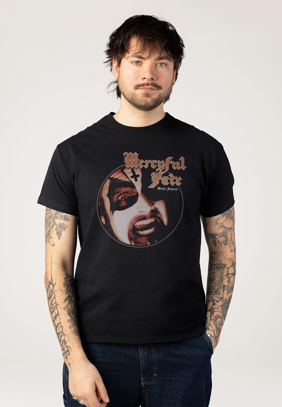 Mercyful Fate - Black Funeral Cover - T-Shirt | Men-Image