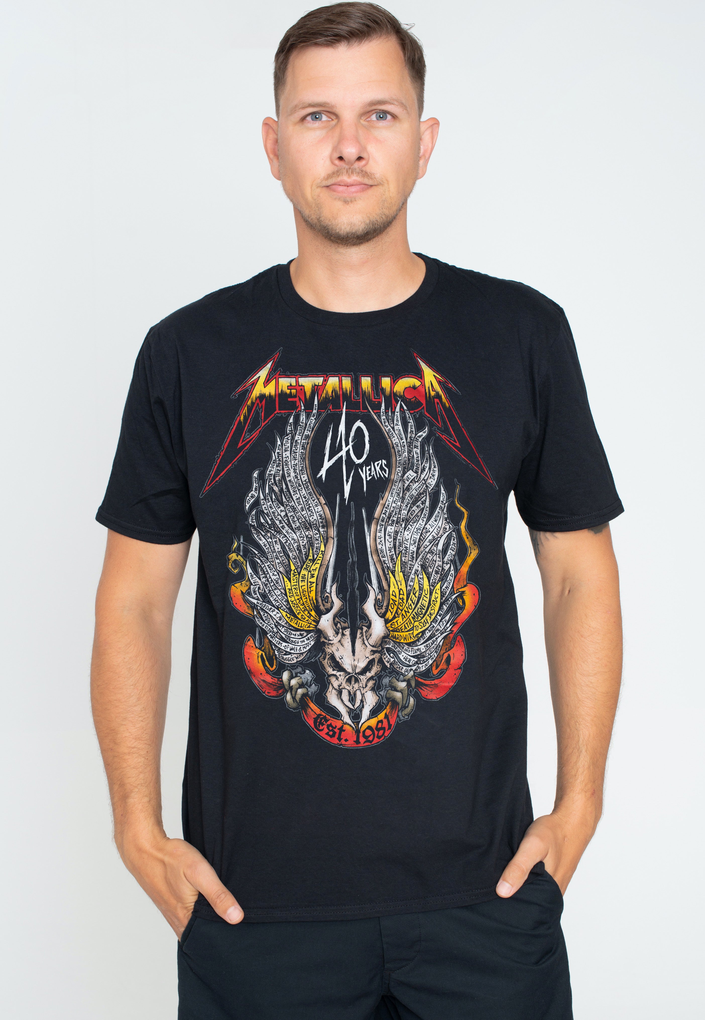 Metallica - 40 Years Vulturious - T-Shirt | Men-Image