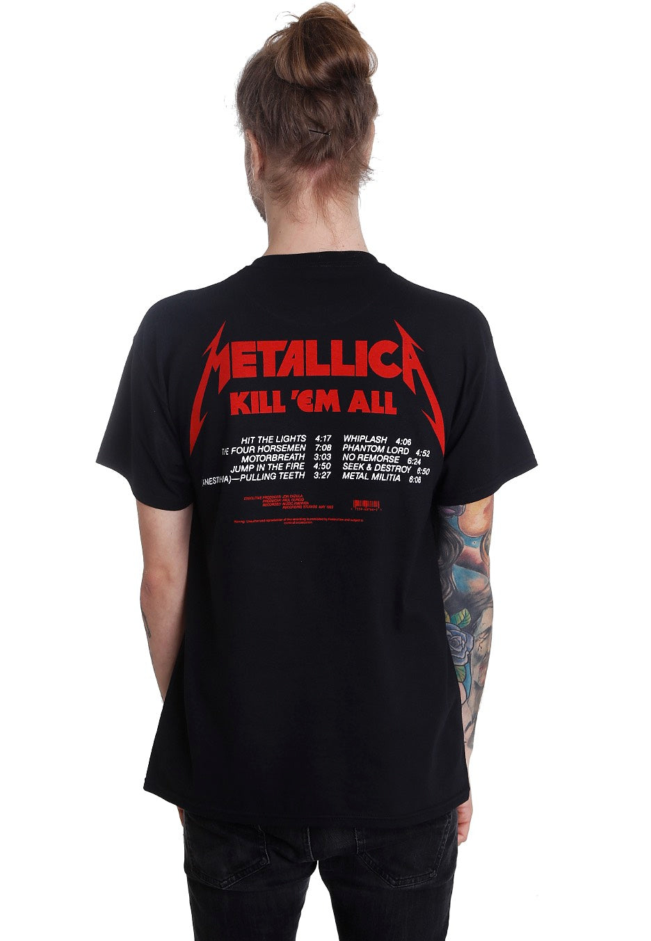 Kill 'Em All Tracks - T-Shirt