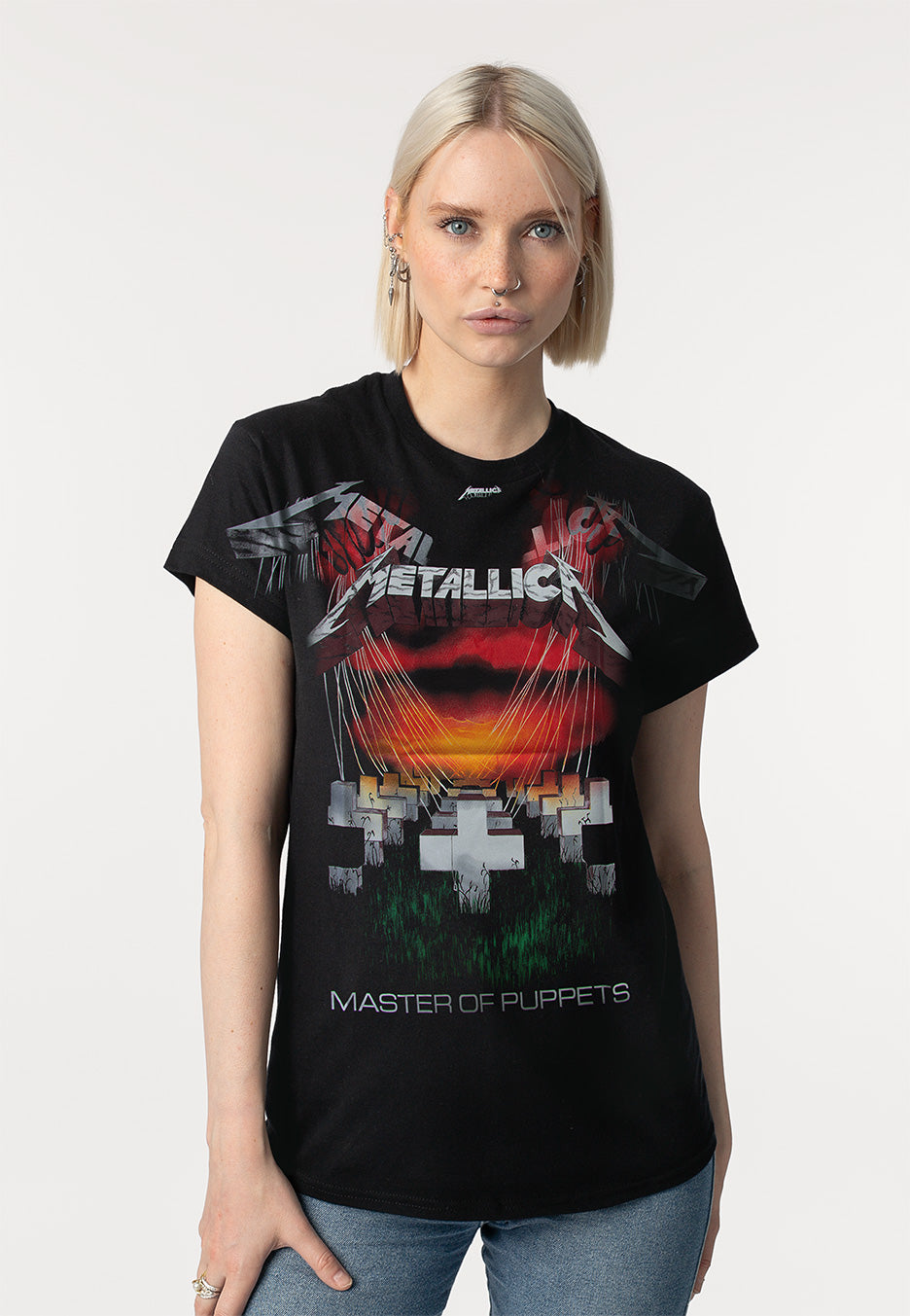 Metallica Master Of Puppets Jumbo  T-Shirt | Women-Image