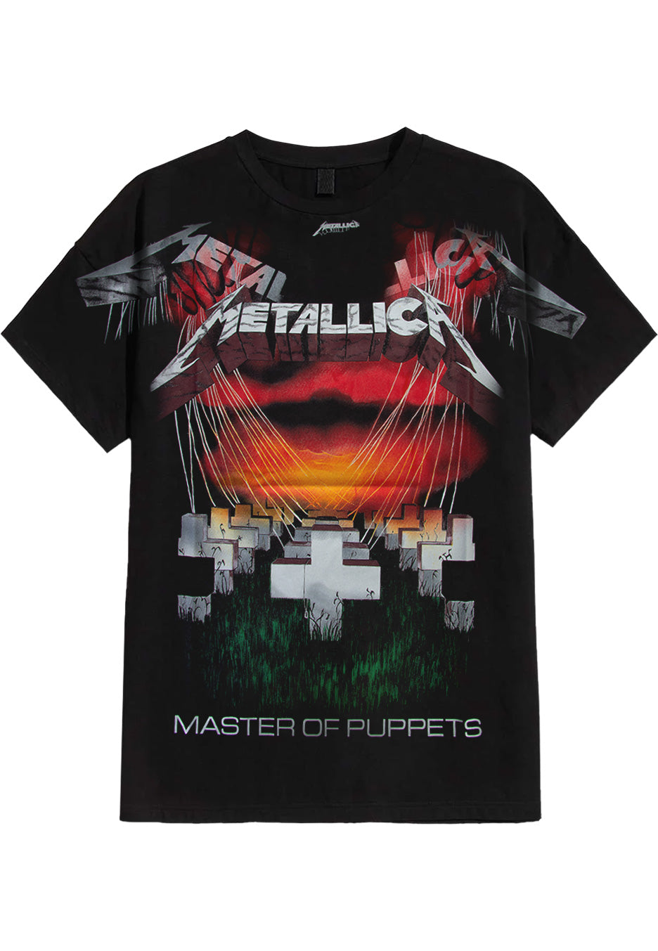 Metallica Master Of Puppets Jumbo  T-Shirt | Neutral-Image