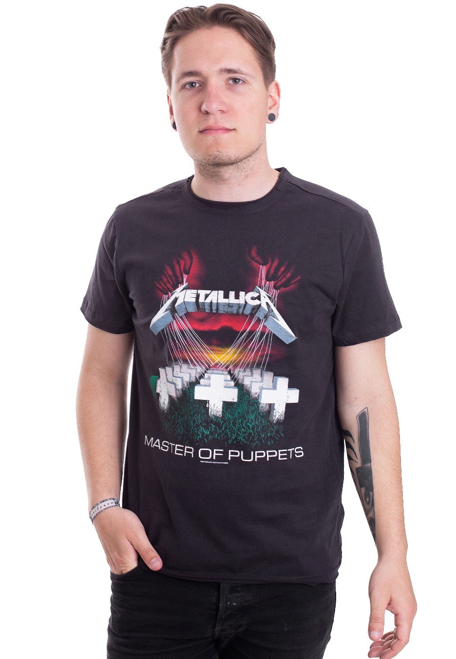 Metallica - Master Of Puppets Charcoal - T-Shirt | Impericon