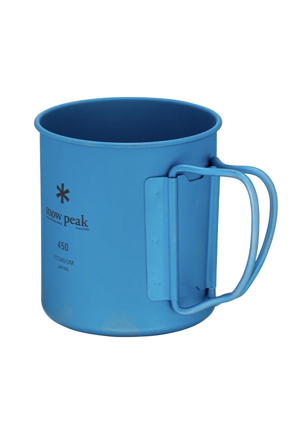 Snow Peak - Titanium Single 450 Blue - Mug | Neutral-Image