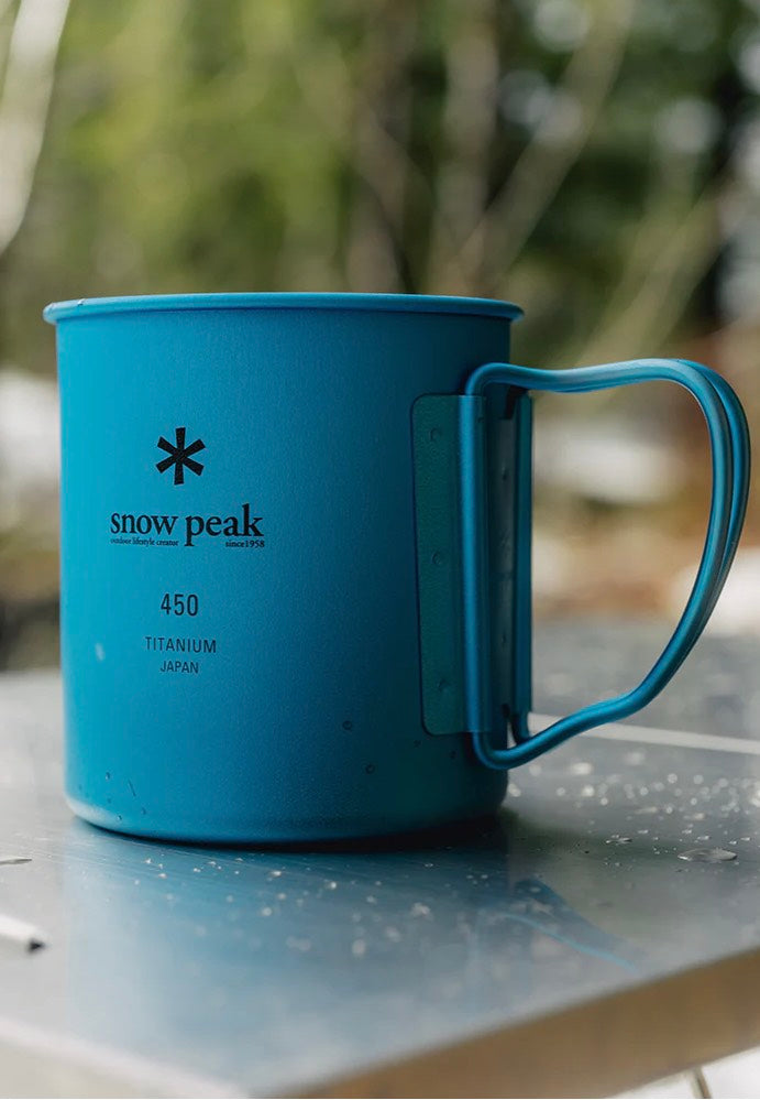 Snow Peak - Titanium Single 450 Blue - Mug | Neutral-Image