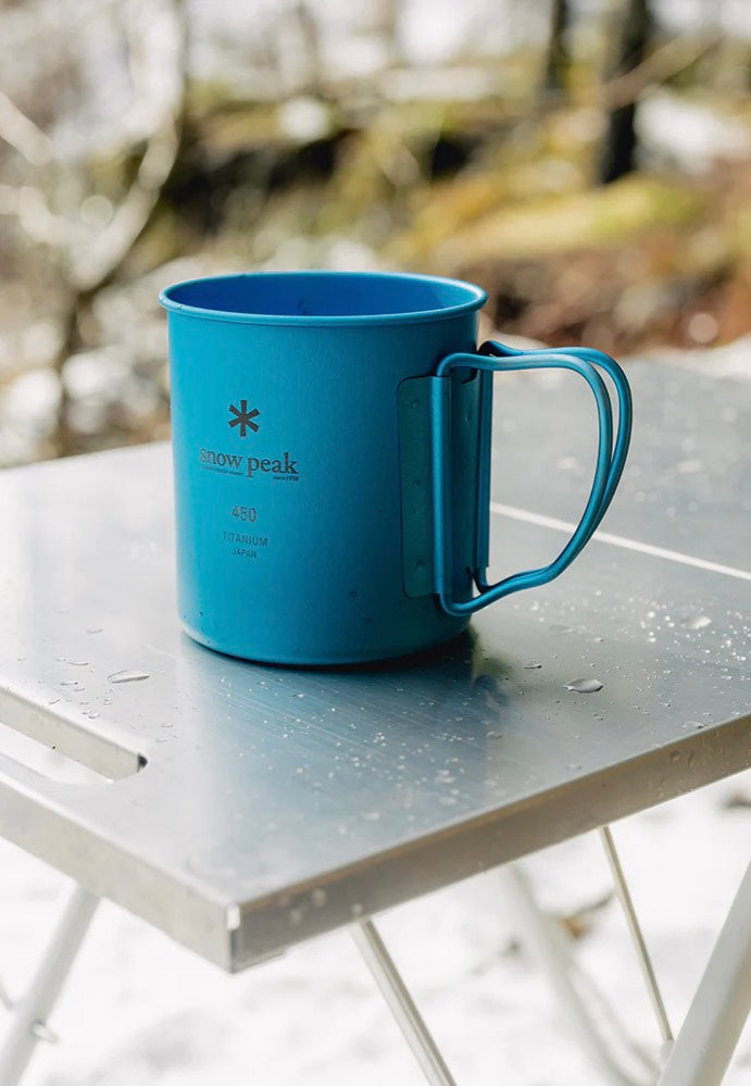 Snow Peak - Titanium Single 450 Blue - Mug | Neutral-Image