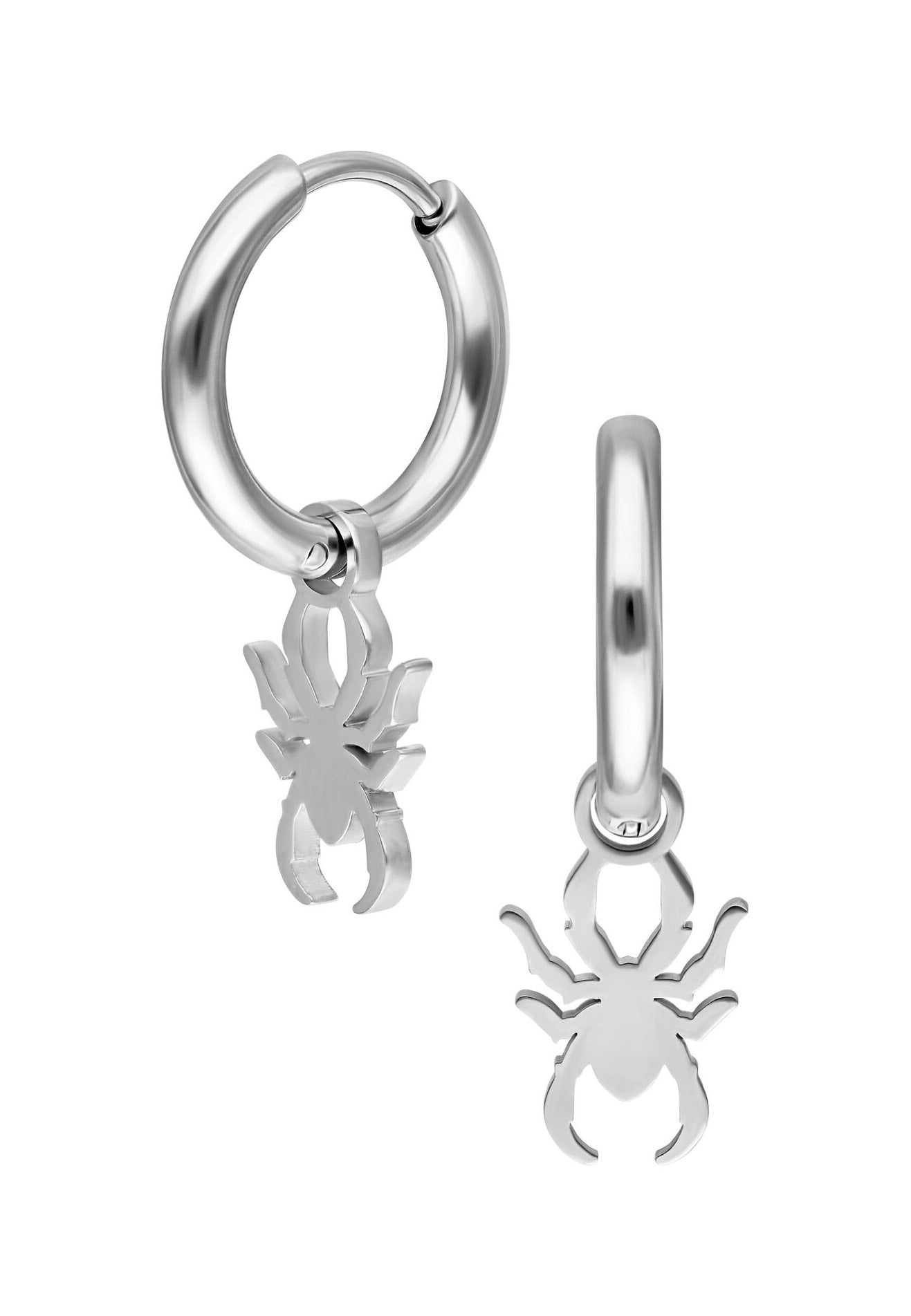 Wildcat - Mini Spider Silver - Earrings | Neutral-Image