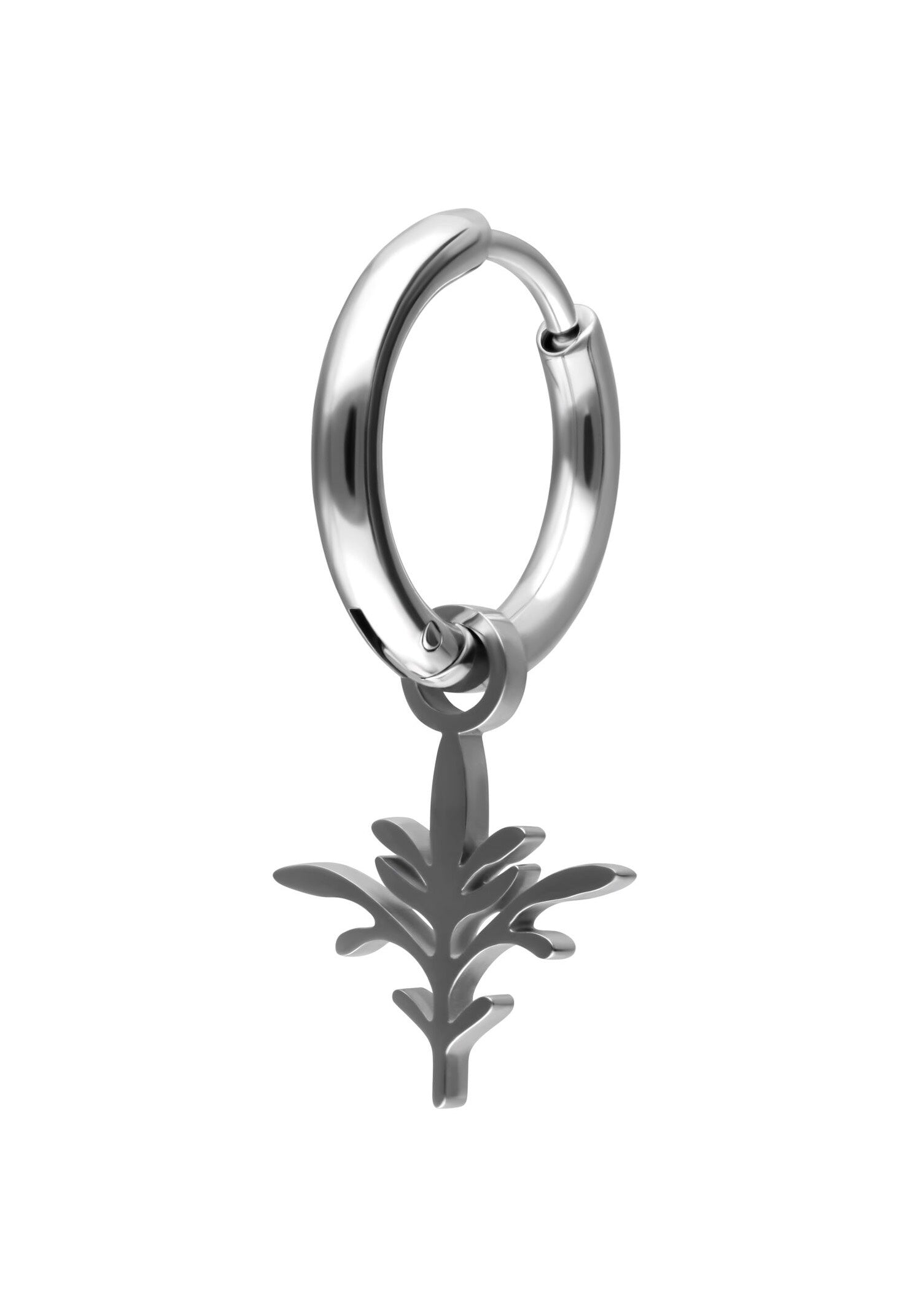 Wildcat - Mini Branch Hoops Silver - Earrings | Neutral-Image