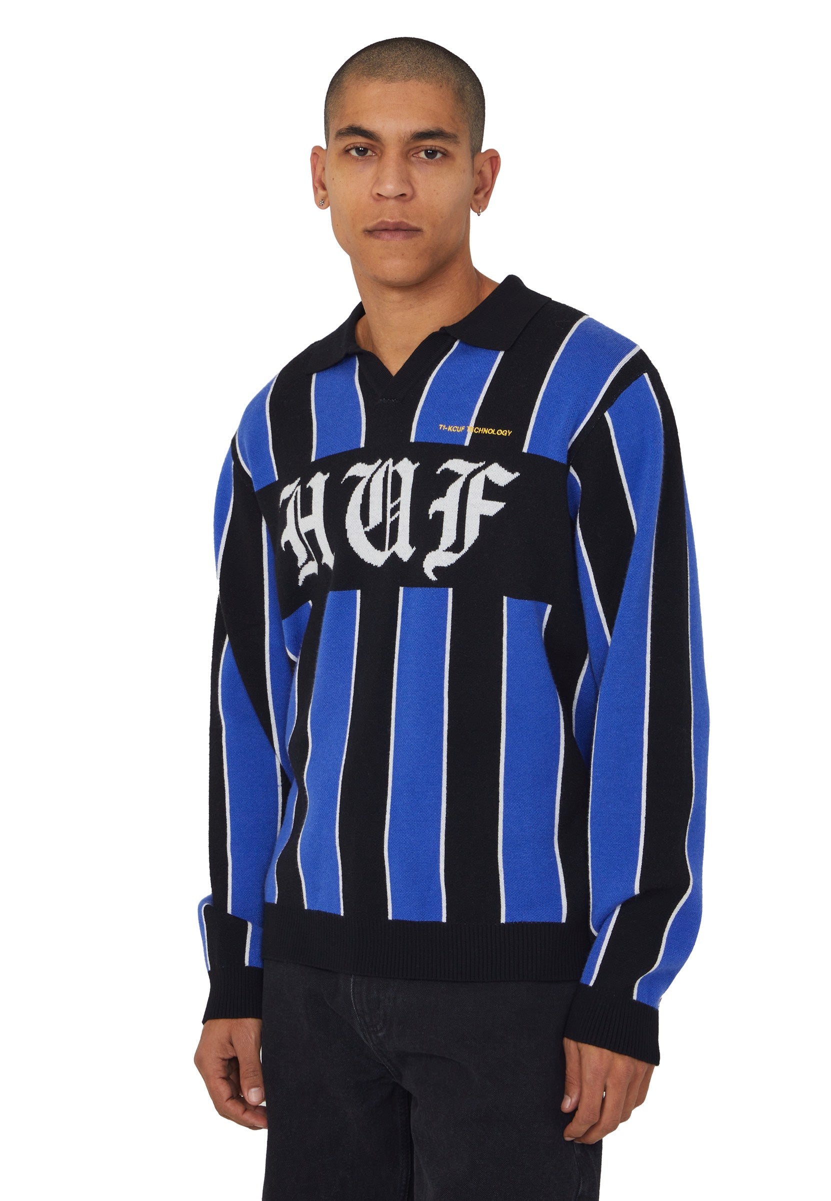 HUF - Midfield Jersey Electric Blue - Sweater | Men-Image