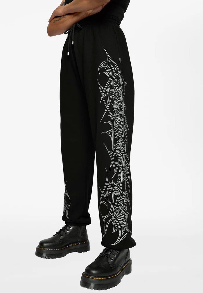 Mary Wyatt Midnight Black - Sweat Pants | Impericon