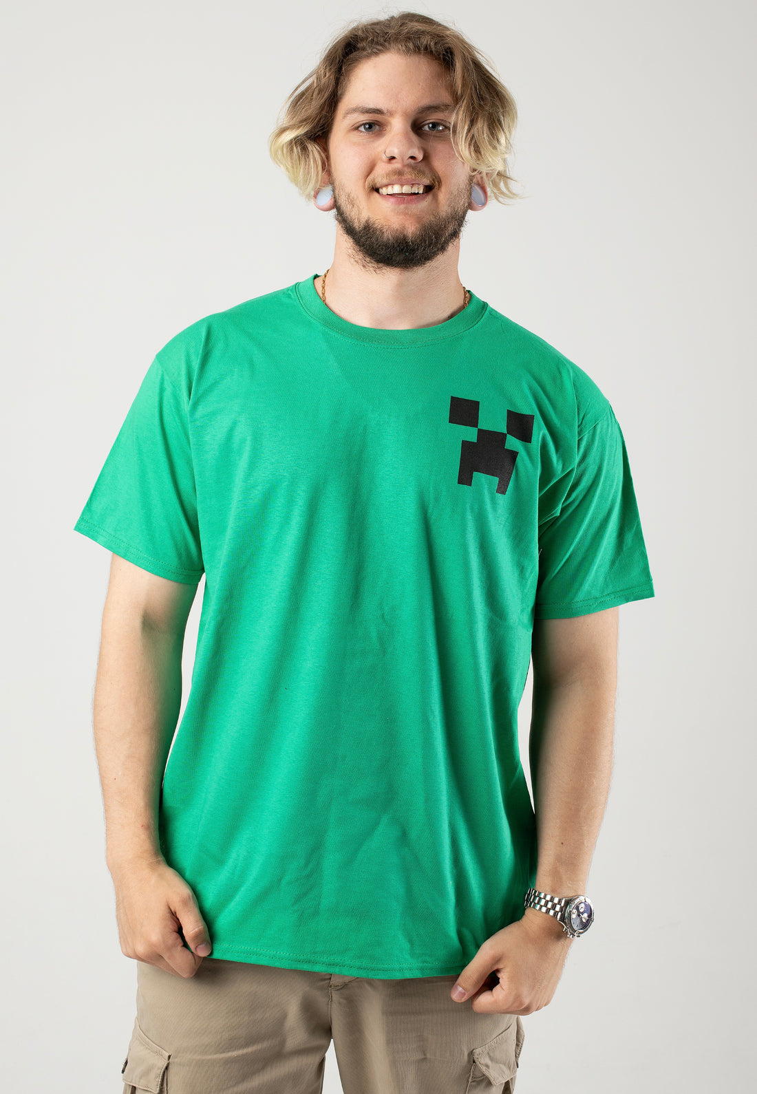 Minecraft - Creeper Pocket Kelly Green - T-Shirt | Impericon