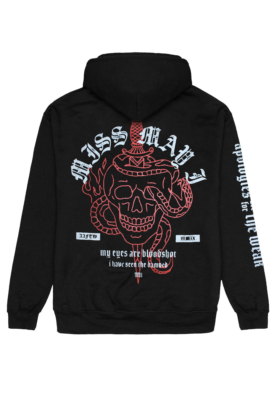 Miss May I - Bloodshot - Hoodie | Neutral-Image
