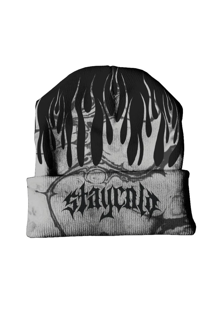 Stay Cold Apparel Blaze Knit Grey Berretto | Neutral-Image