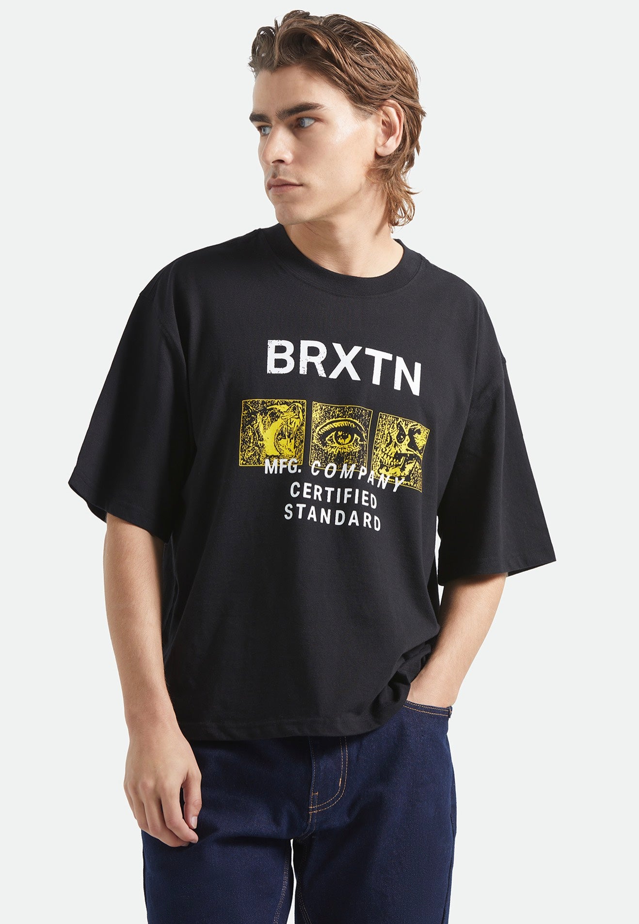 Brixton - Mollar Black - T-Shirt | Men-Image