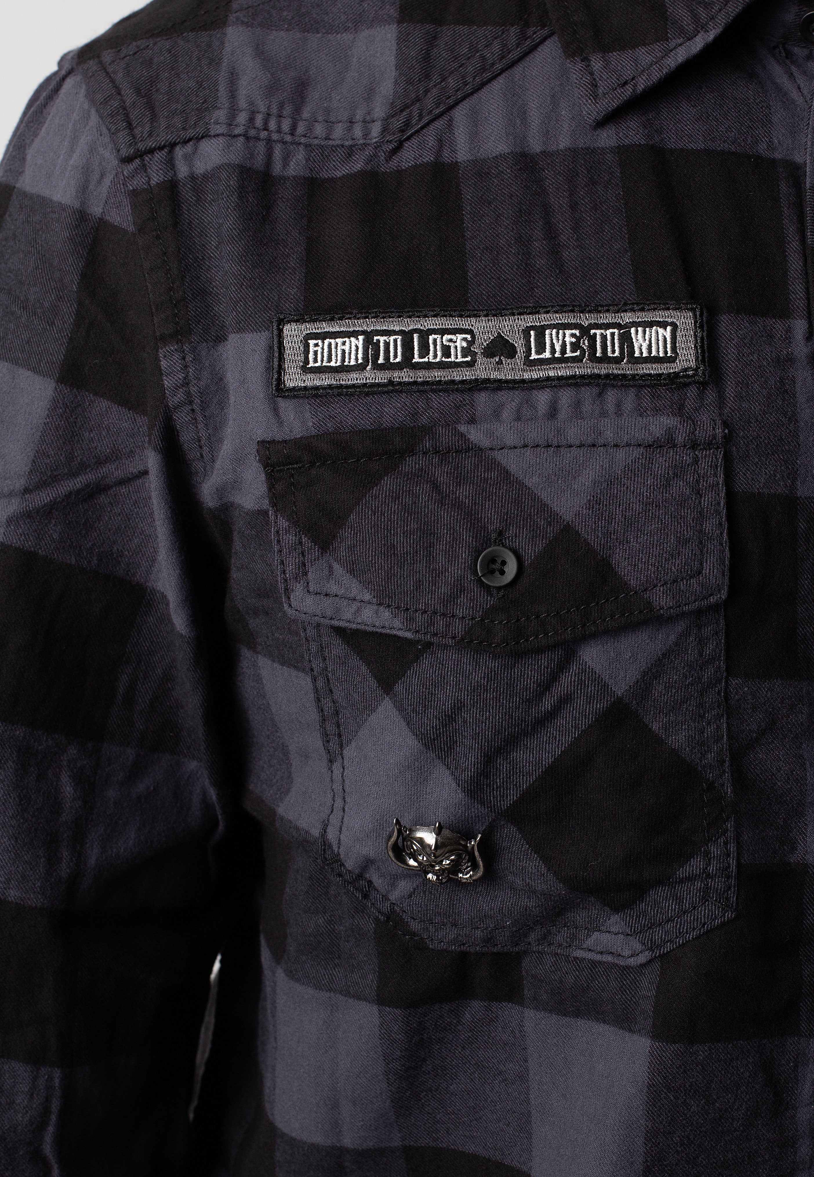トップス Butcher Products Check shirt 15 Brandit x Motörhead Check - Shirt | Impericon