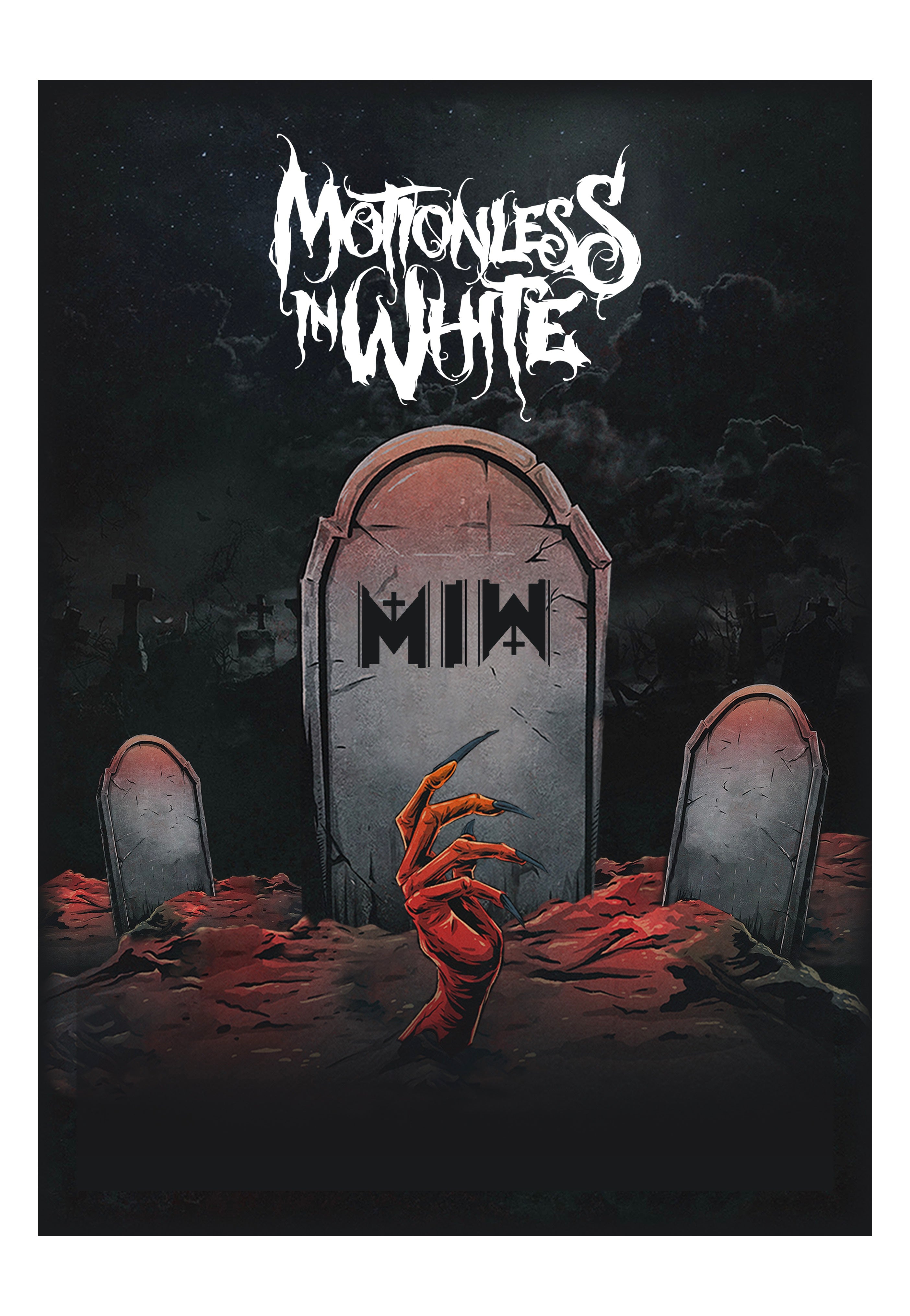 Motionless In White - Gravestones - Poster | Neutral-Image