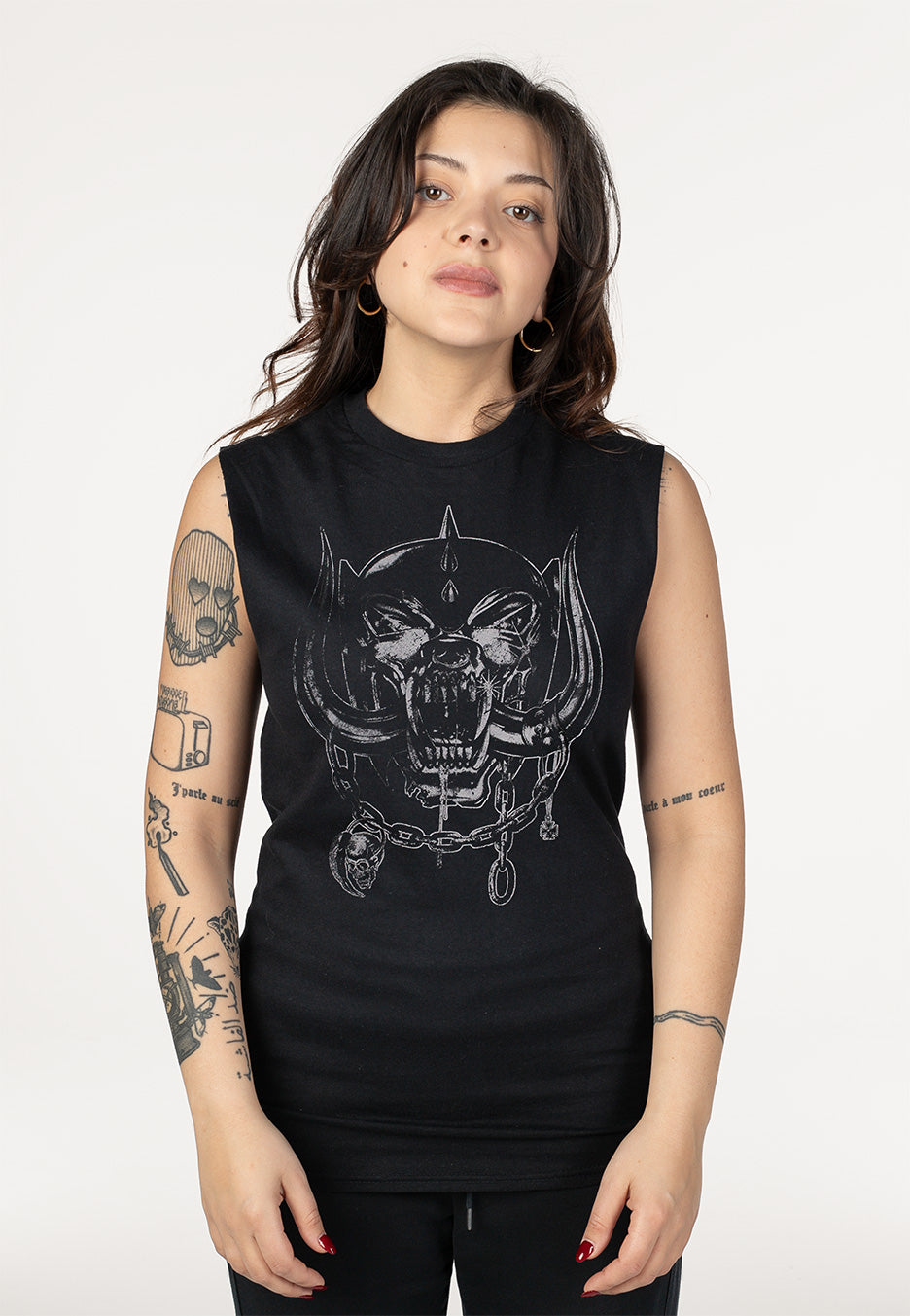 L.G.B. tank top　y2k　skull FeMereina Women Goth Tank Tops Vintage Skull Print Backless Low