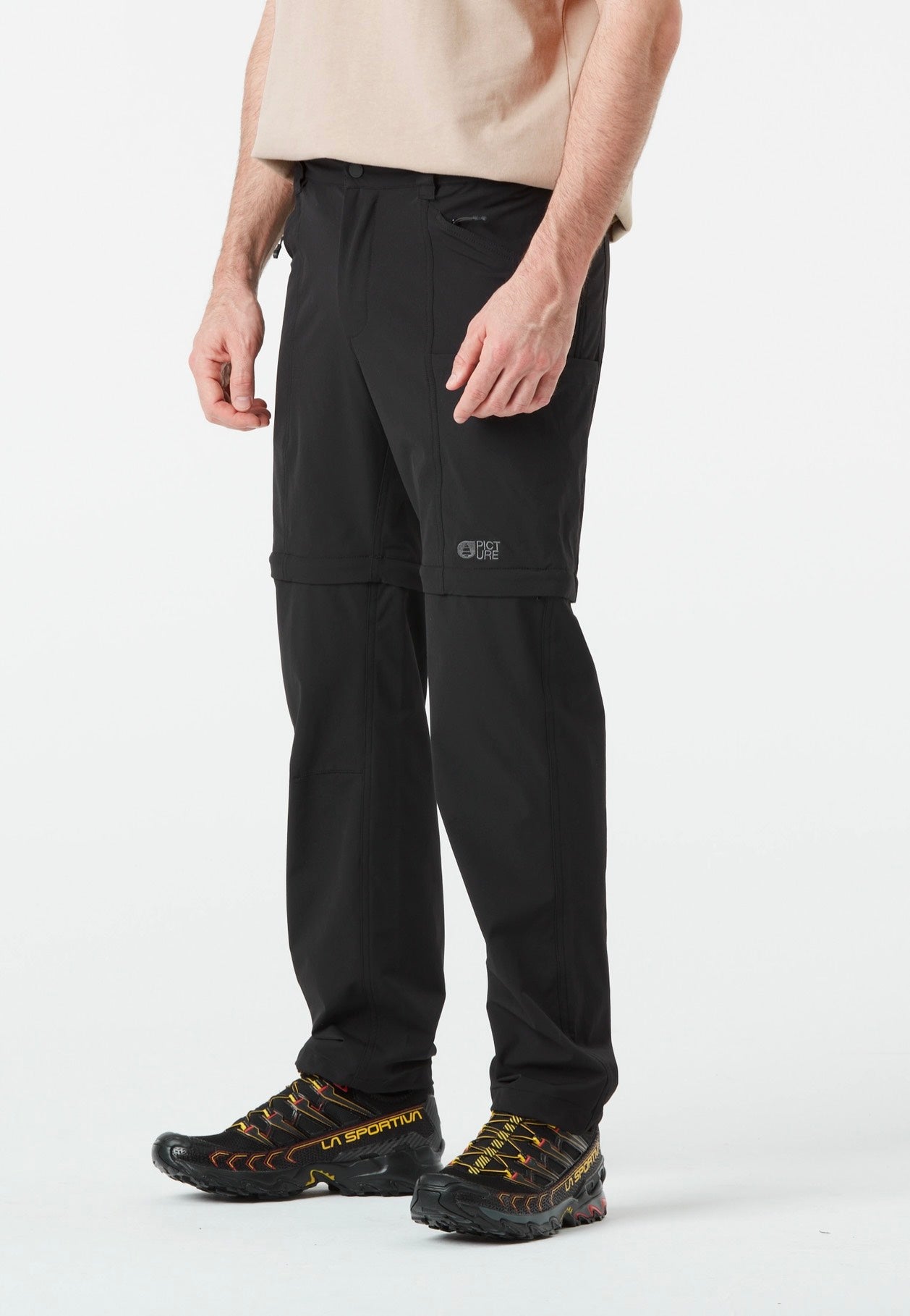 Picture - Outif 2In1 Stretch Black - Pants | Men-Image