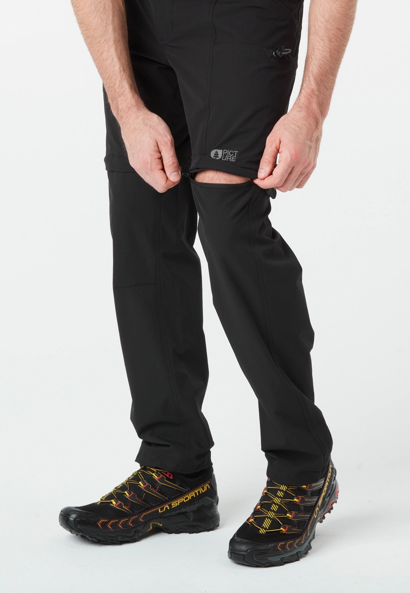 Picture - Outif 2In1 Stretch Black - Pants | Men-Image