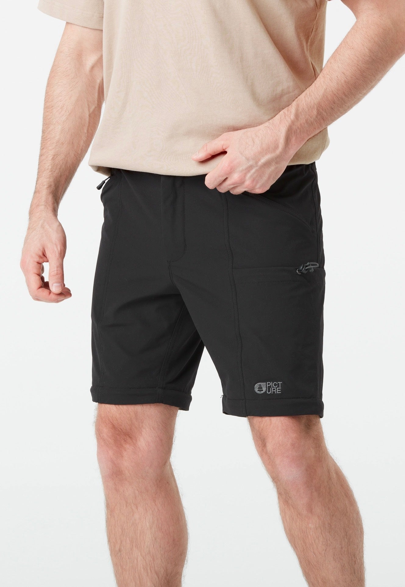 Picture - Outif 2In1 Stretch Black - Pants | Men-Image