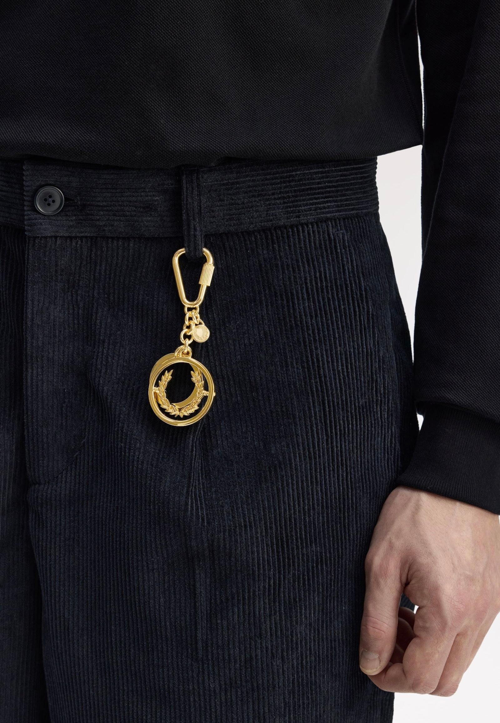 Fred Perry - Spinning Laurel Wreath Shiny Gold - Keychain | Neutral-Image