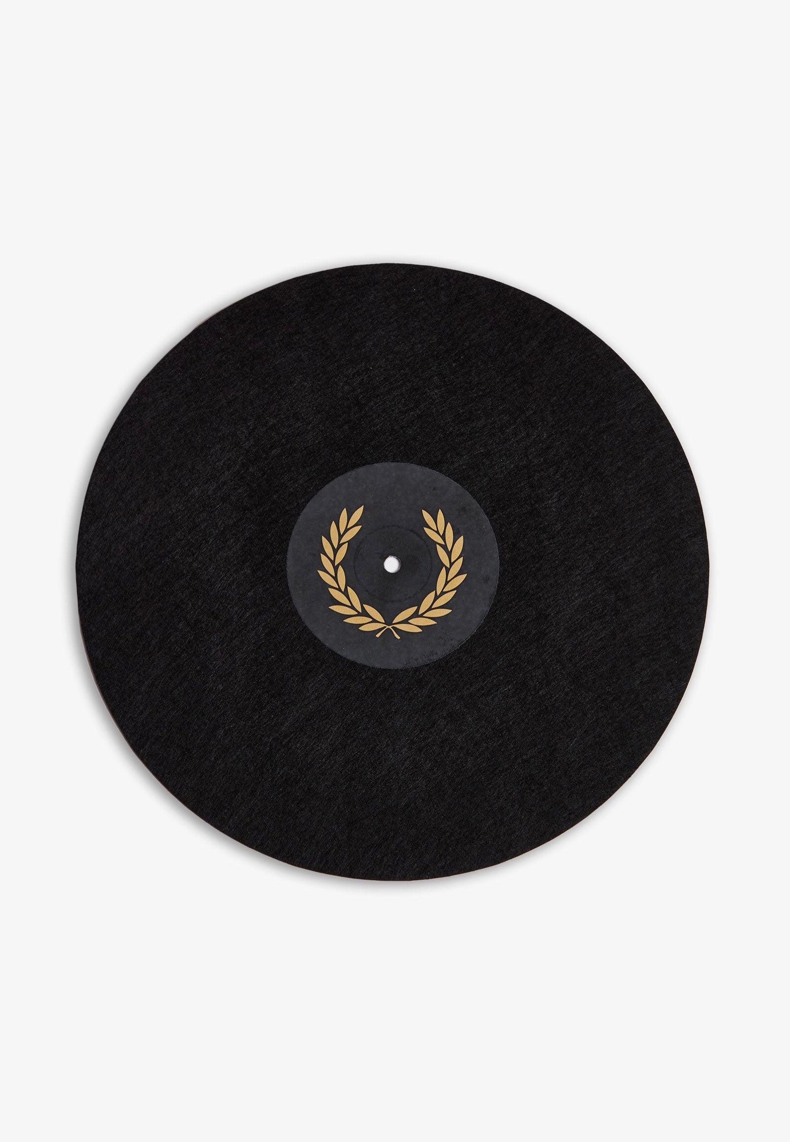Fred Perry x AM - Anti Static Vinyl Black - Slipmat | Neutral-Image