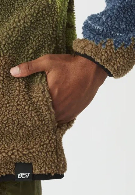 Picture - Halfdals Zip Cloudy Landscape Sherpa - Jacket | Men-Image