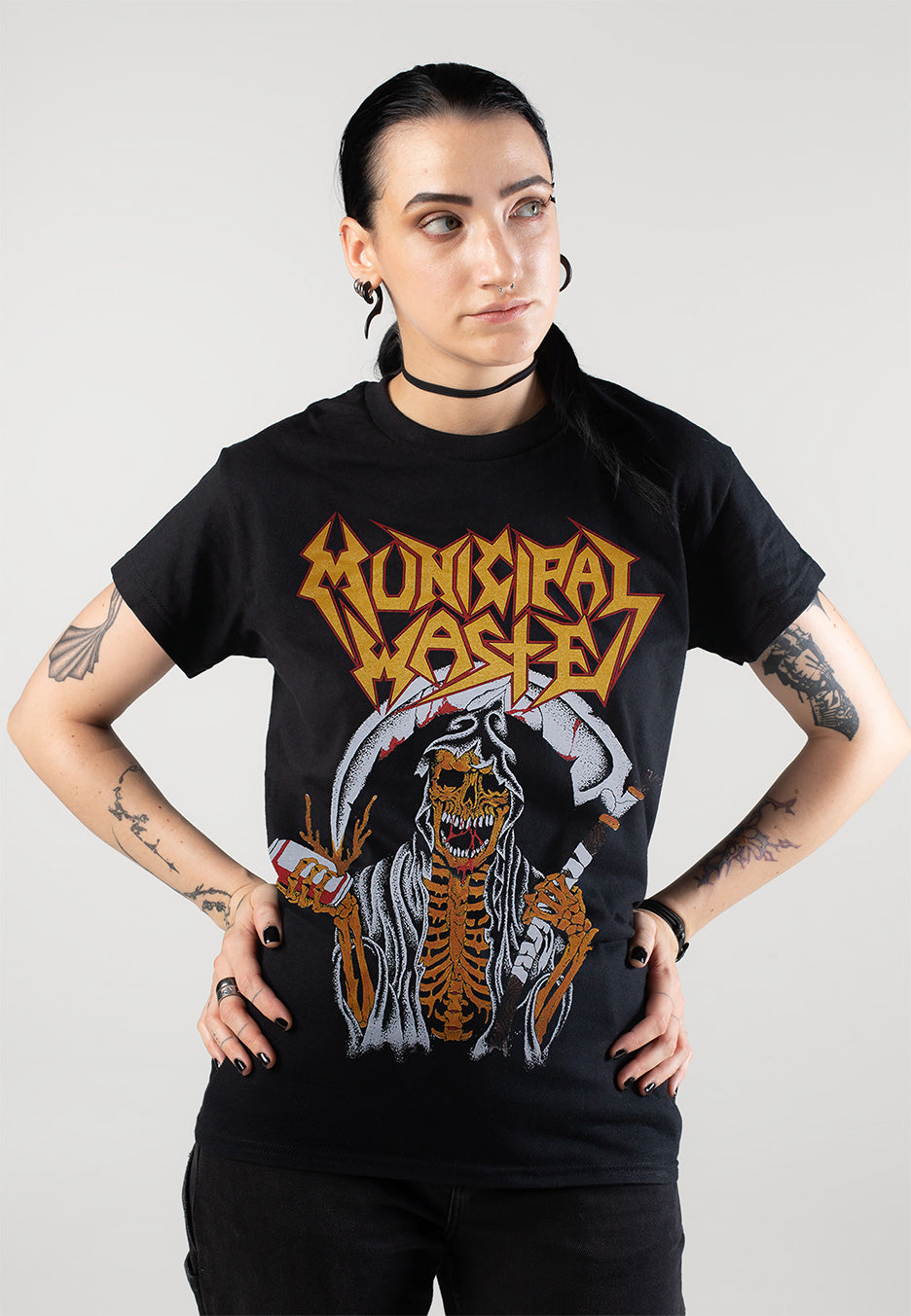 Municipal Waste Reaper T-Shirt | Women-Image