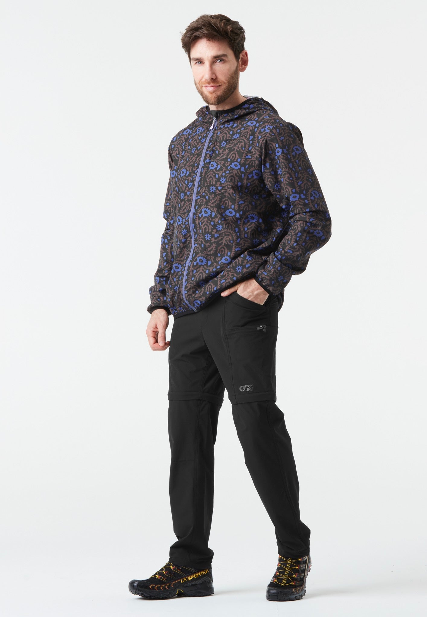 Picture - Scale Printed Ancolie Print - Jacket | Men-Image