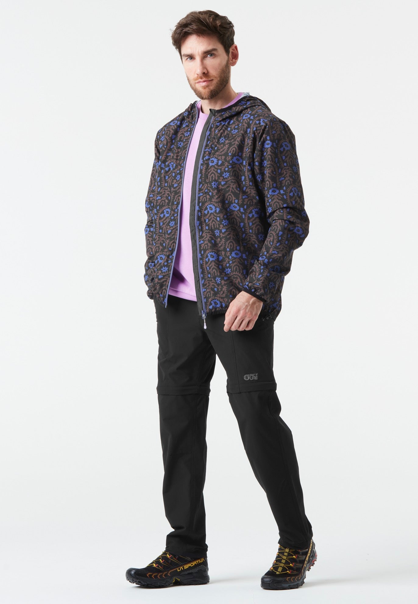 Picture - Scale Printed Ancolie Print - Jacket | Men-Image