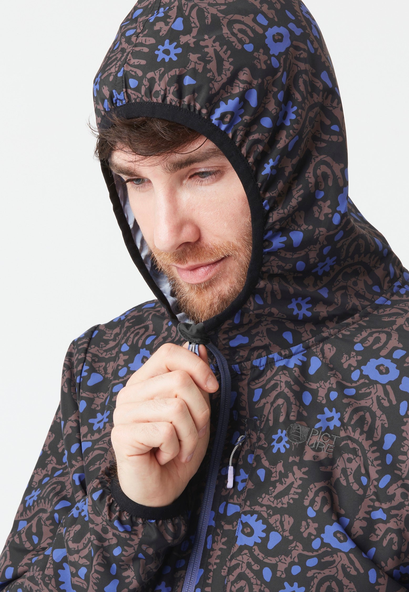 Picture - Scale Printed Ancolie Print - Jacket | Men-Image