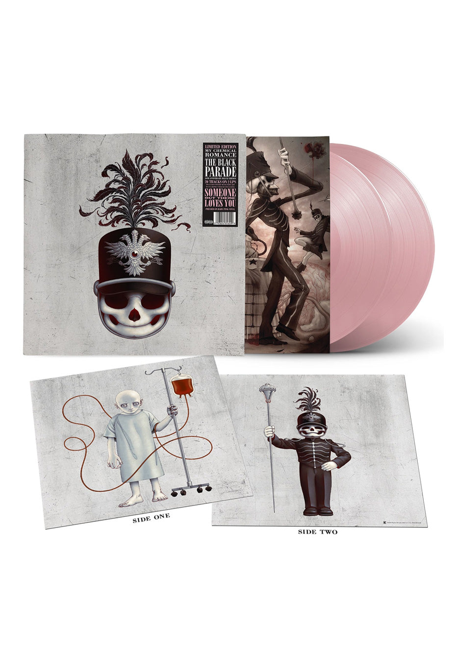 My Chemical Romance The Black Parade (20th Anniversary Edition) Baby Pink Indie Exclusive  Colored 2 Vinyl | Neutral-Image