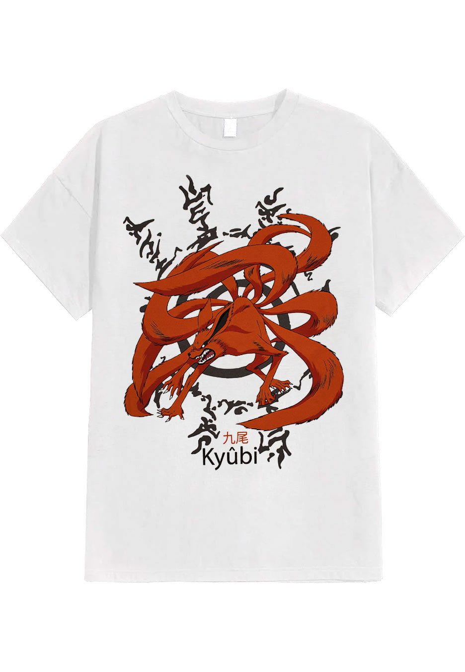 Naruto - Kyubi White - T-Shirt | Neutral-Image