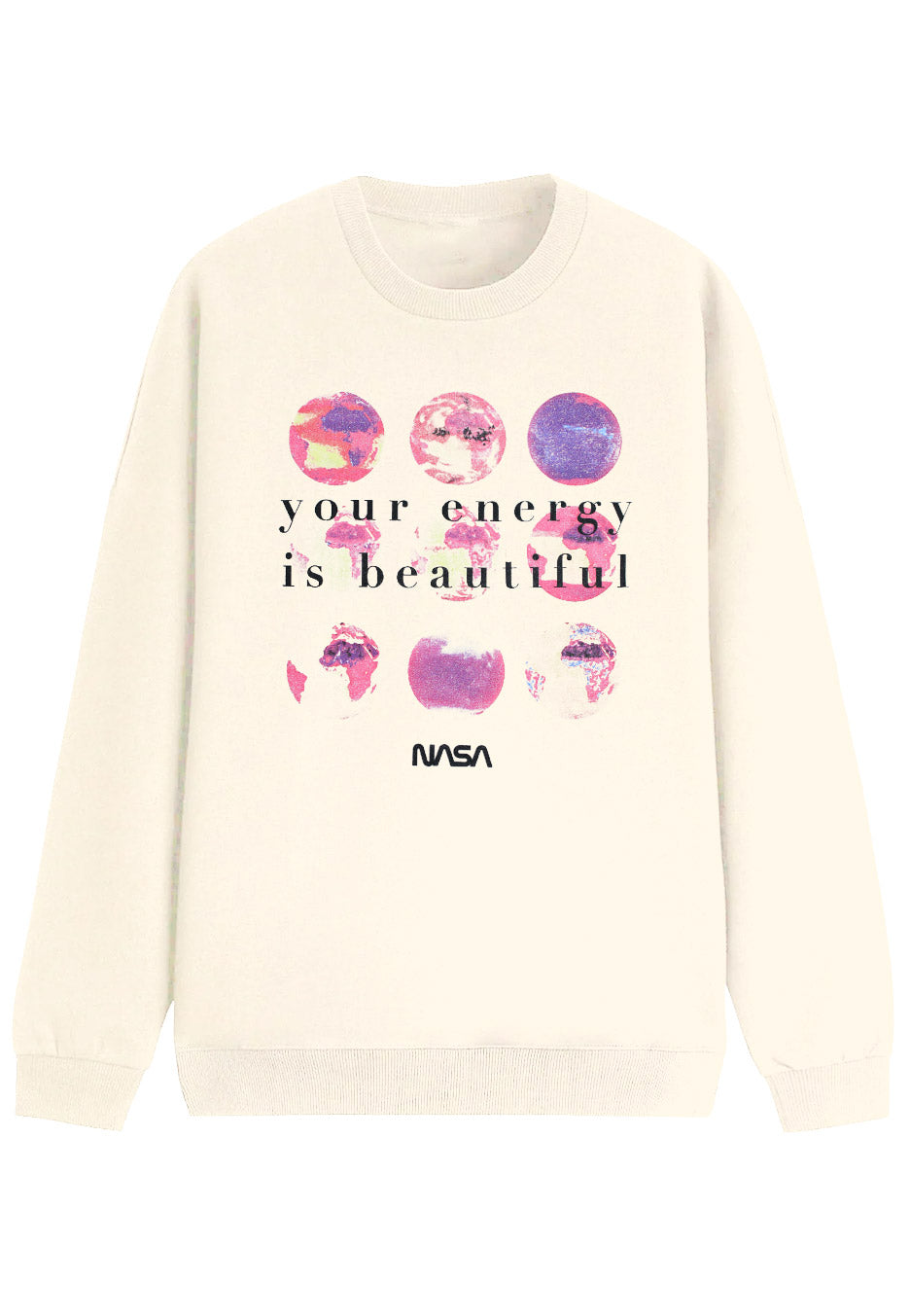 NASA - Solar Energy Sweatdress Cream - Sweater | Neutral-Image