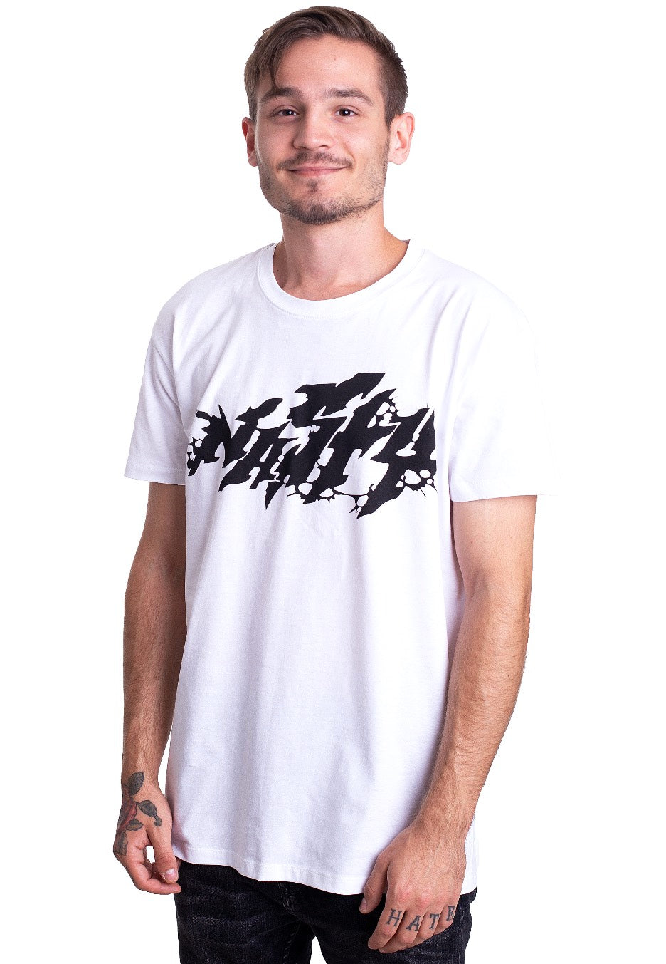 Nasty - Anti Social White - T-Shirt | Men-Image