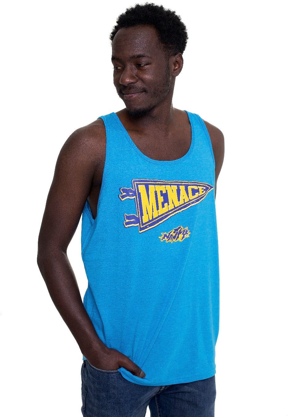 Nasty - Pennant Neon Blue - Tank | Men-Image