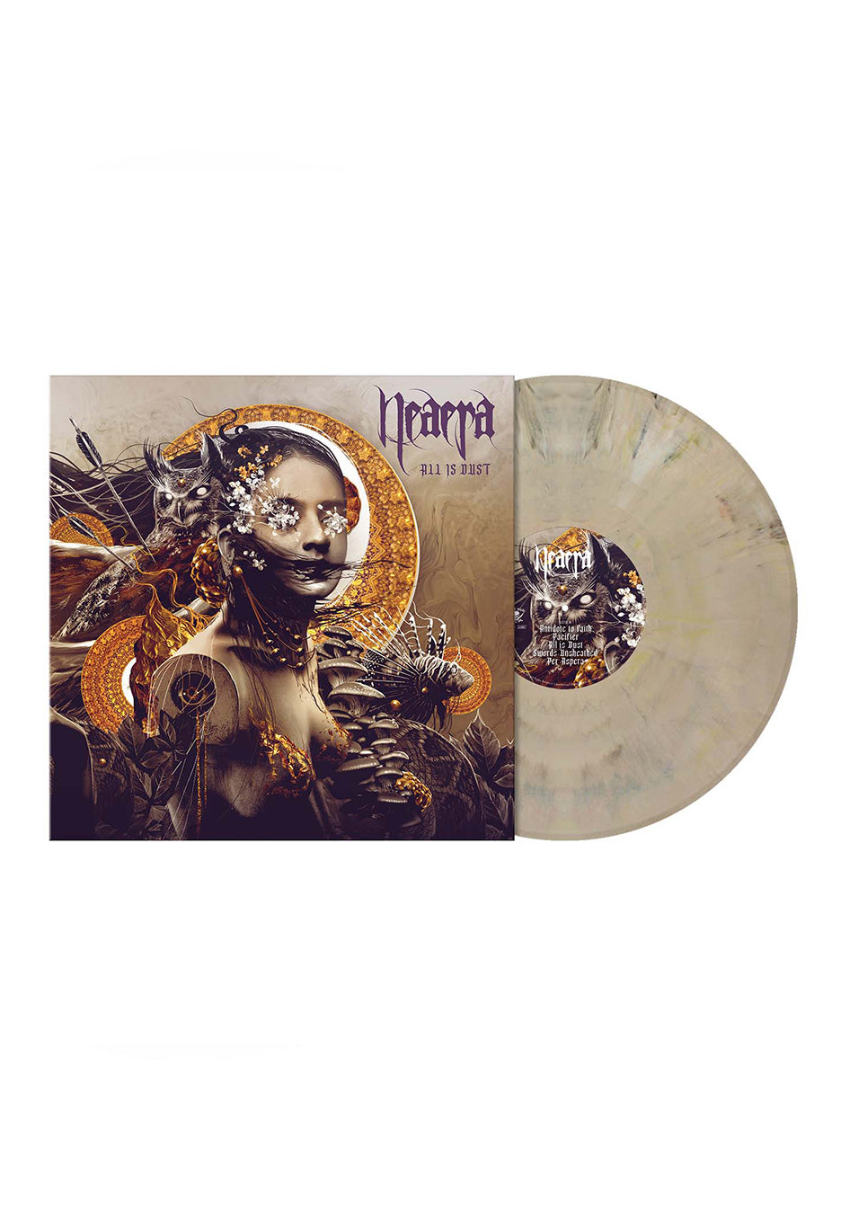Neaera All Is Dust Ltd. Dark Vanilla Marbled Vinyl | Neutral-Image