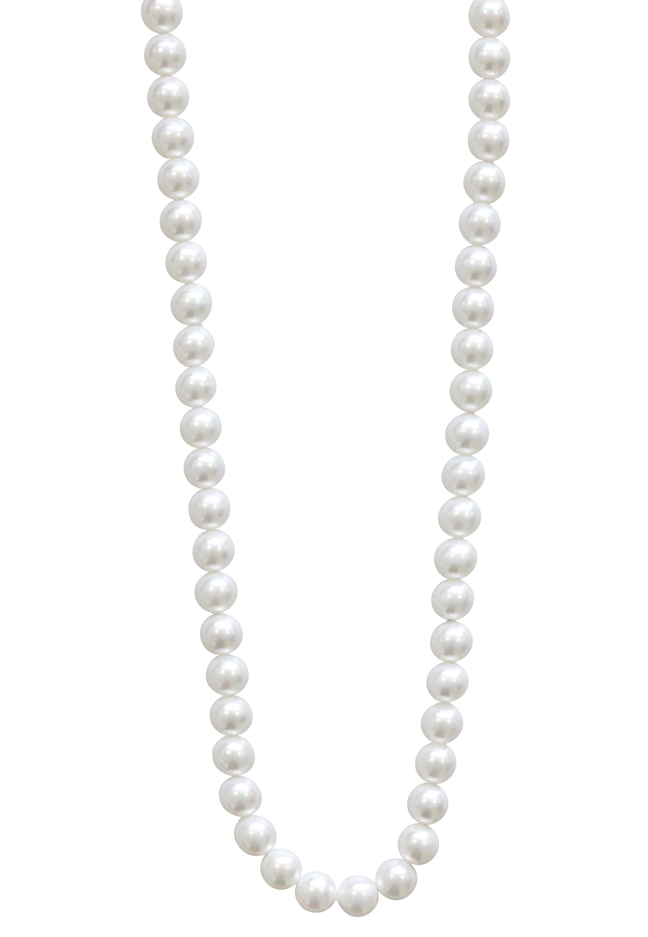 Wildcat - Big Synthetic Pearl Silver - Necklace | Neutral-Image