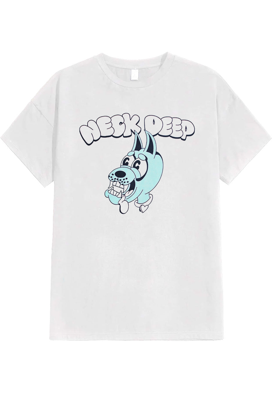 Neck Deep - Doggo White - T-Shirt | Neutral-Image