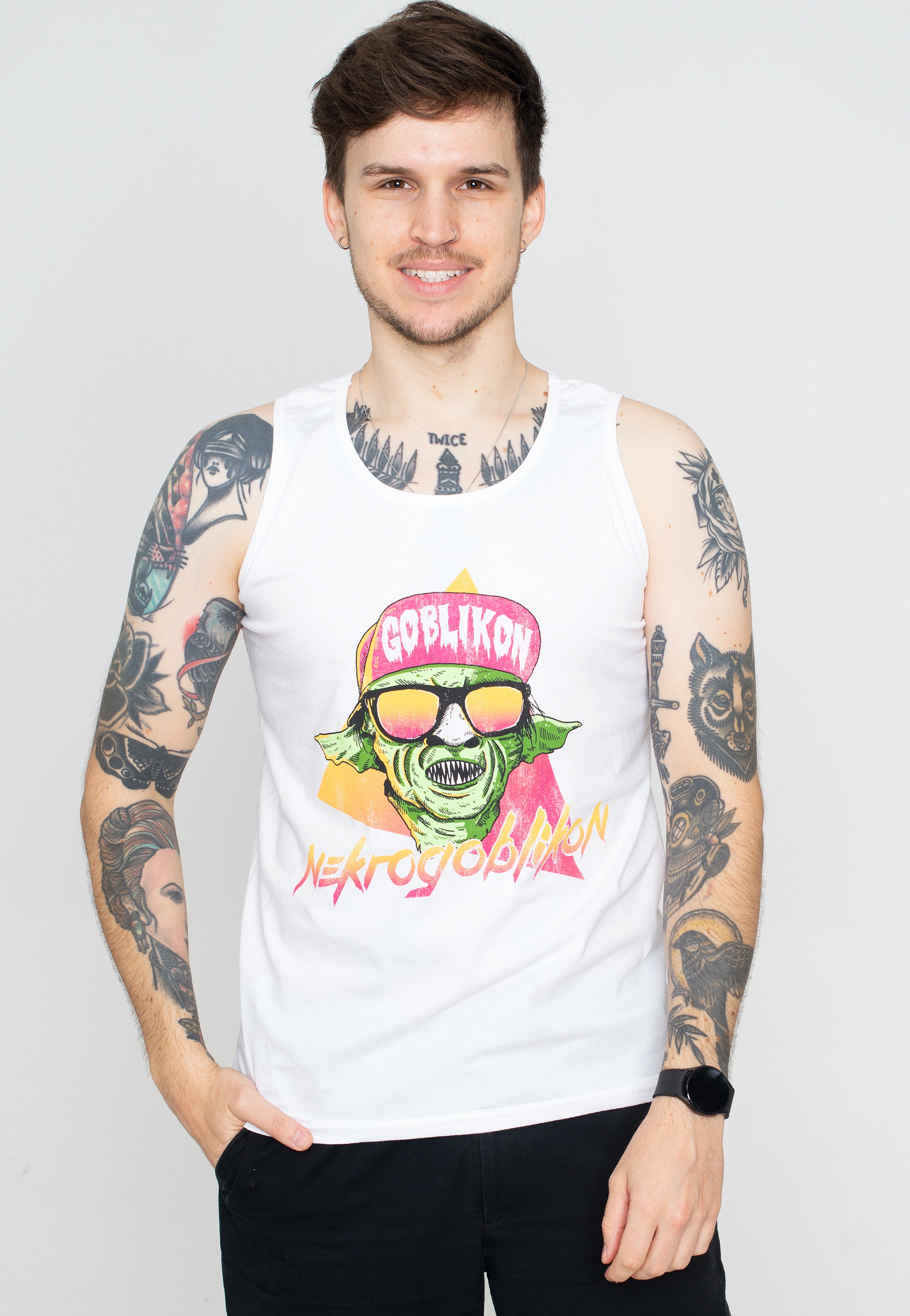 Nekrogoblikon - Summer White - Tank | Men-Image