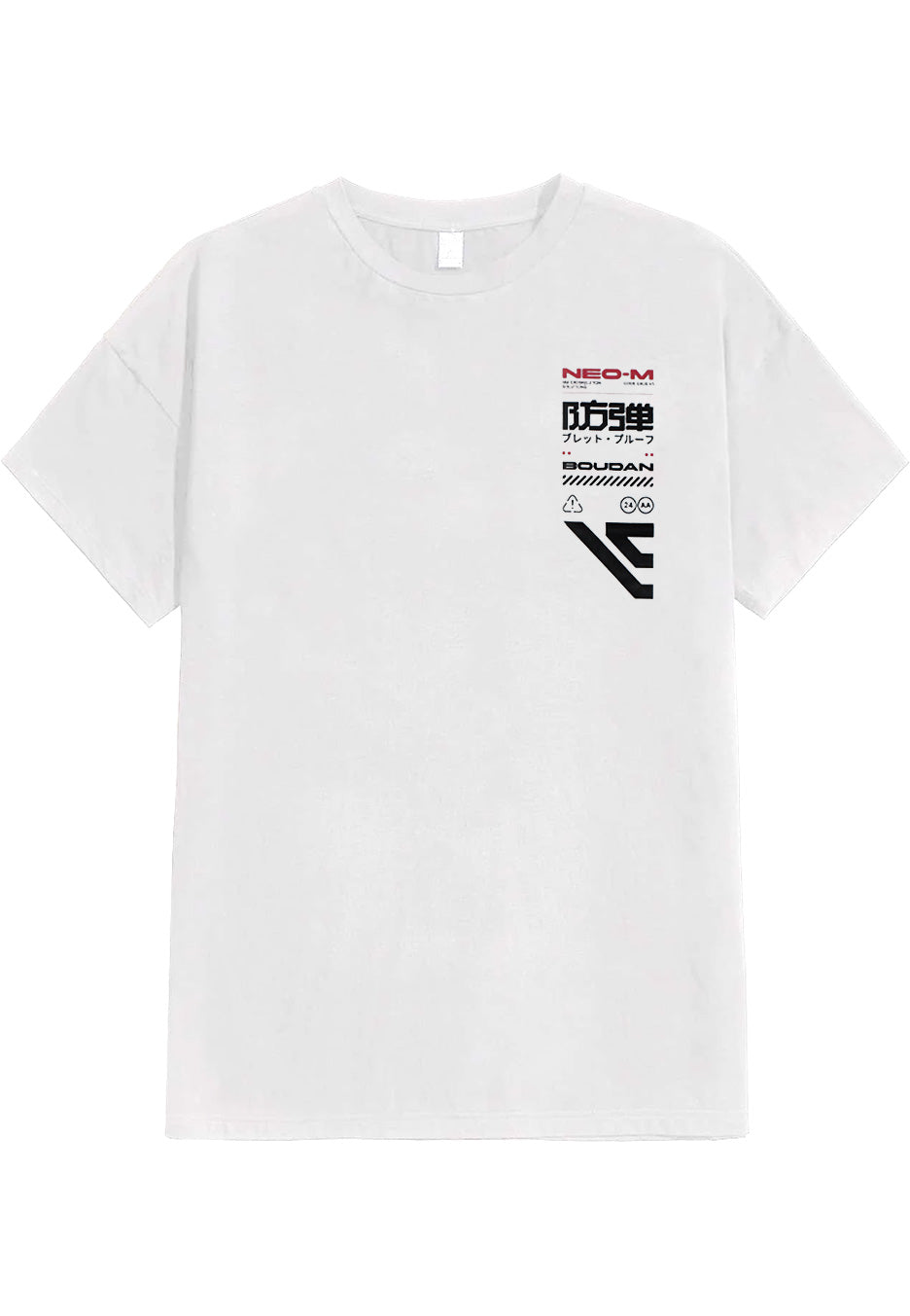 Neomachi - Blltprf White - T-Shirt | Neutral-Image