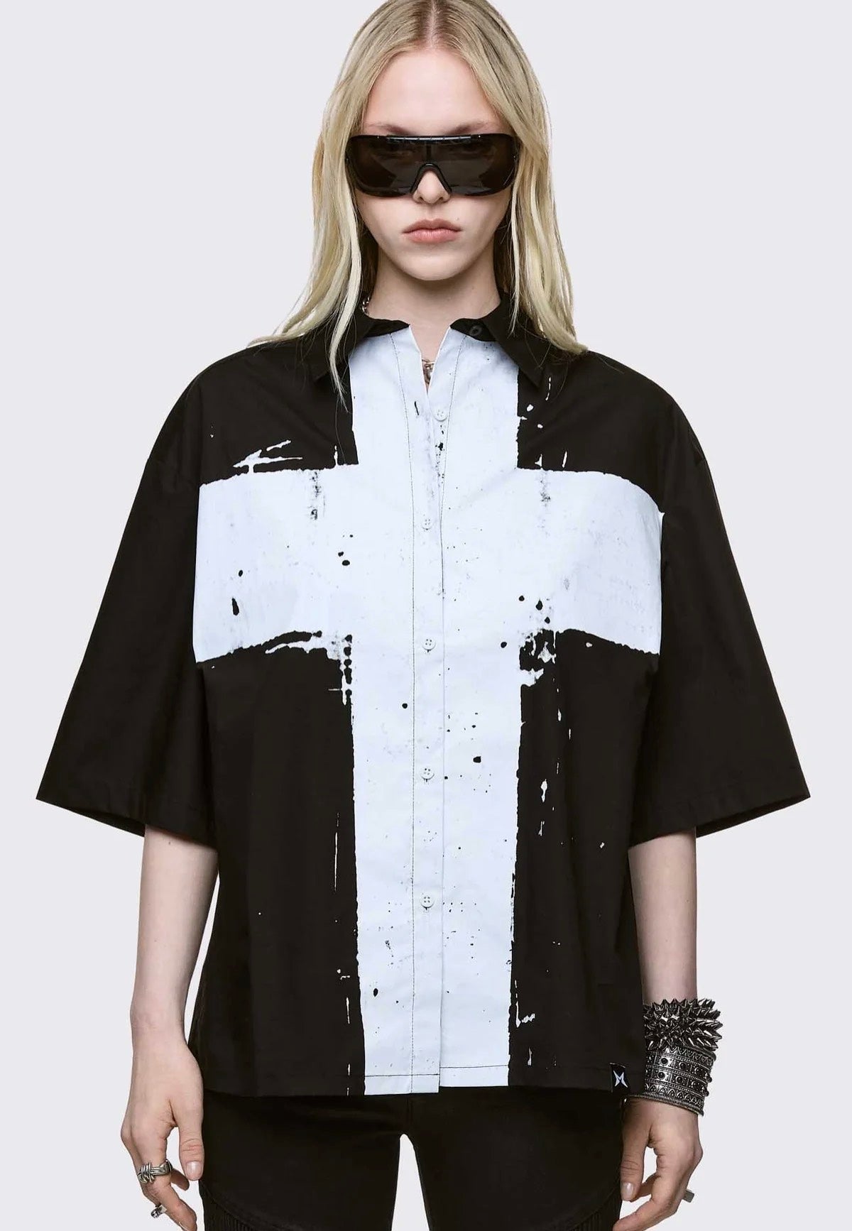 Minga London - Never Saint Black  - Shirt | Women-Image