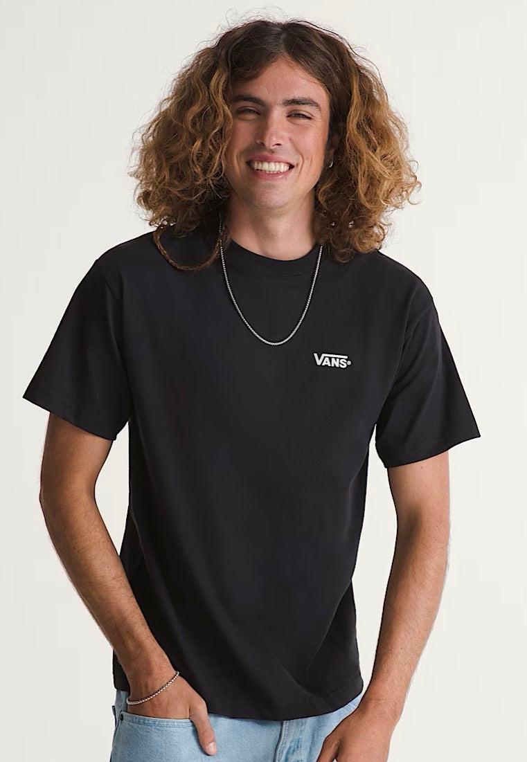 Vans - New Left Chest Black/White - T-Shirt | Men-Image