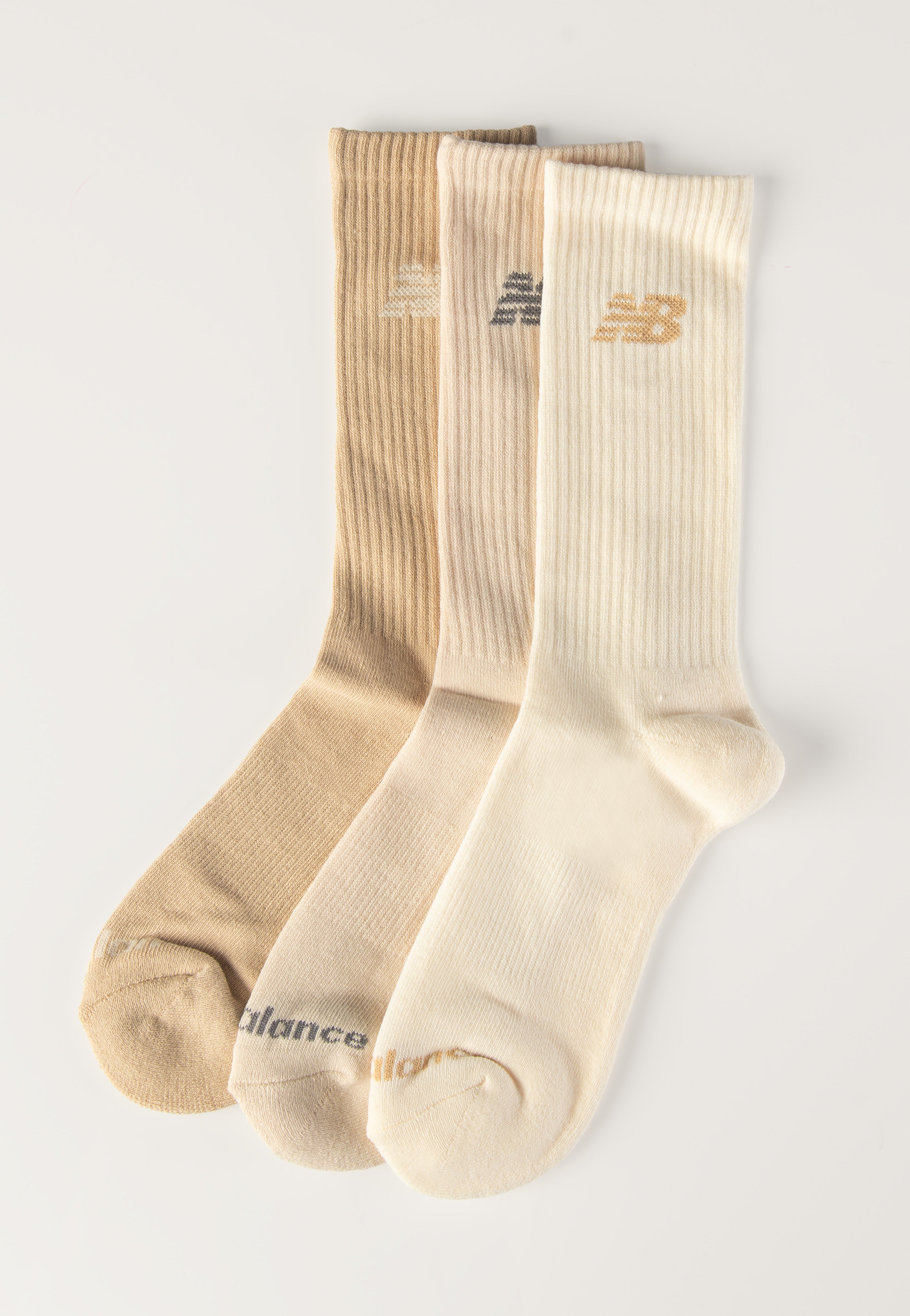 New Balance - Everyday Crew Pack Of 3 AS1 - Socks | Neutral-Image