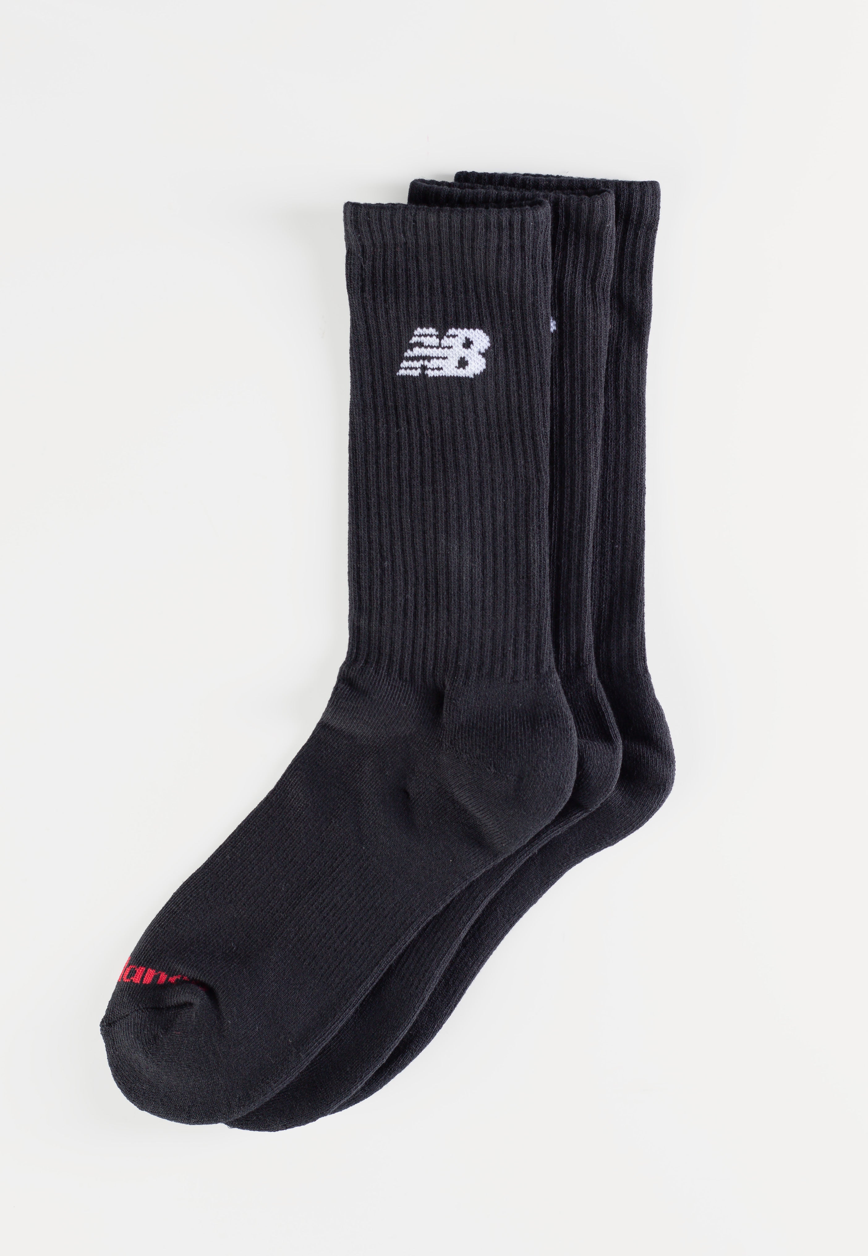 New Balance - Everyday Crew Pack Of 3 Black - Socks | Neutral-Image