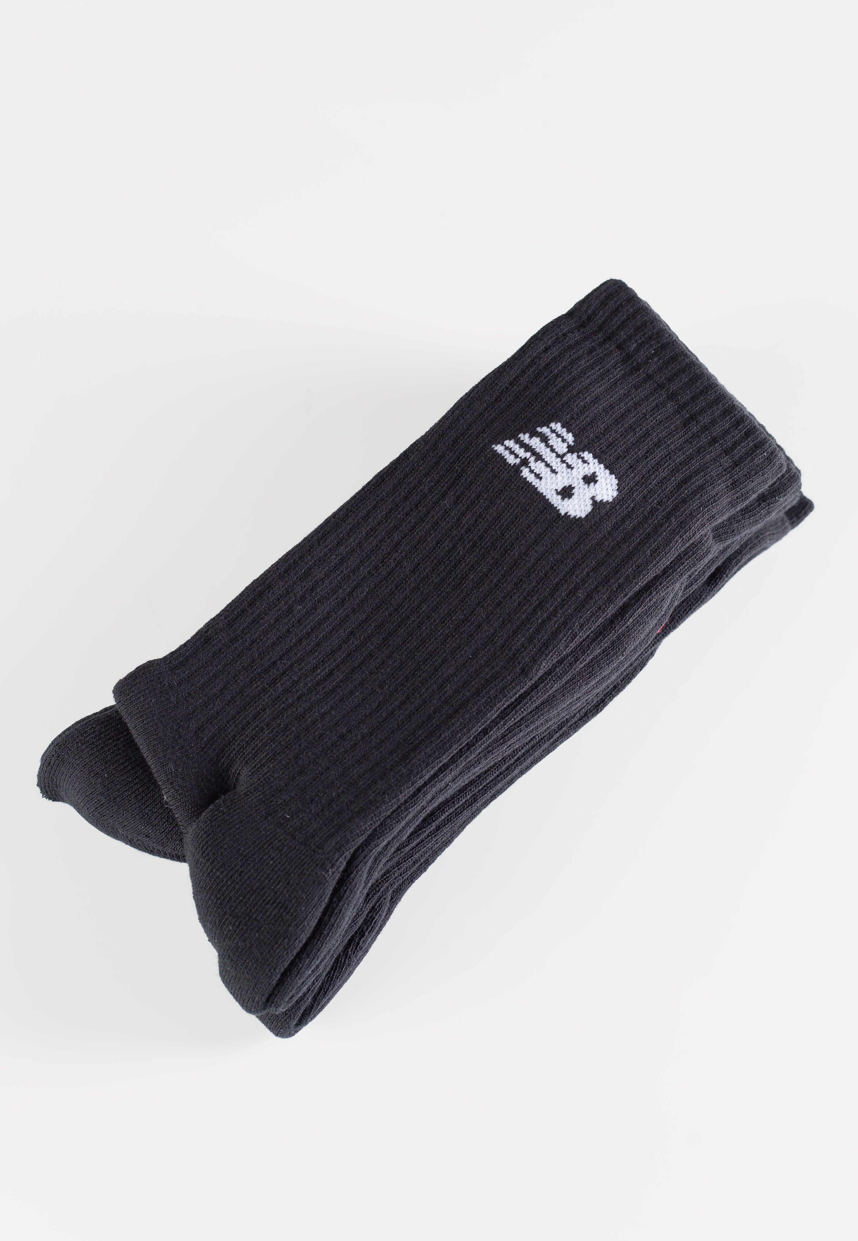 New Balance - Everyday Crew Pack Of 3 Black - Socks | Neutral-Image